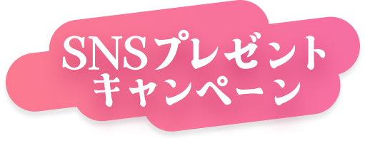 SNSプレゼント  キャンペーン