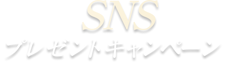 SNSプレゼントキャンペーン