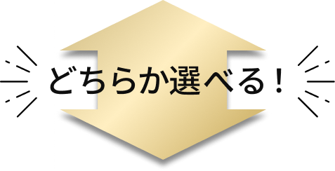 どちらか選べる！