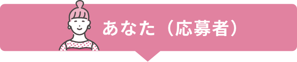 あなた（応募者）