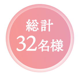 総計32名様
